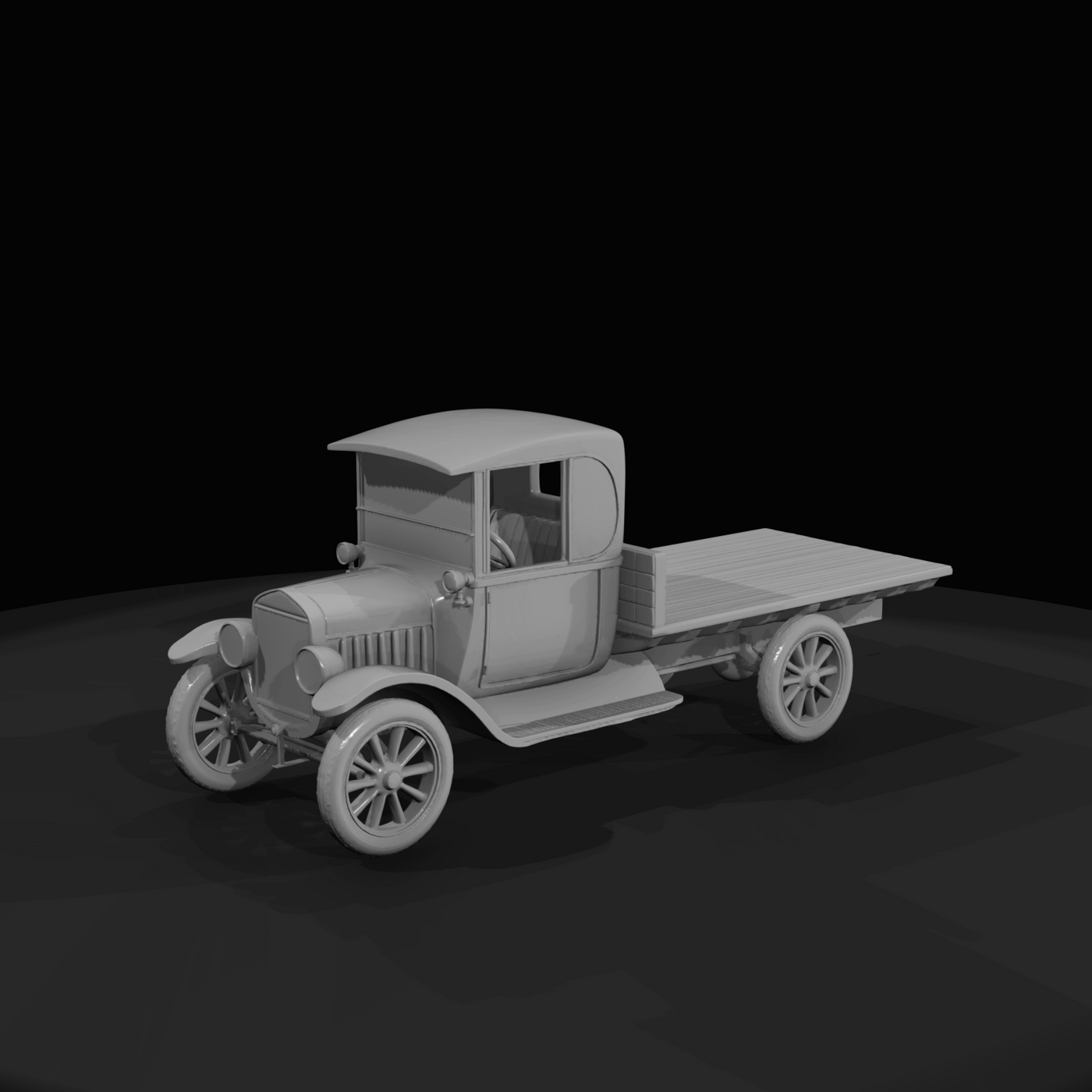 vintage flatbed truck