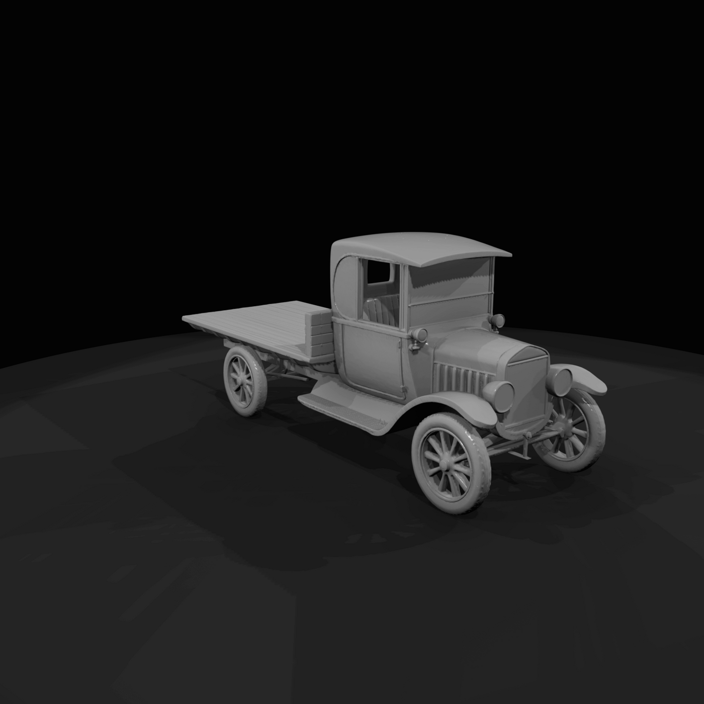 vintage flatbed truck