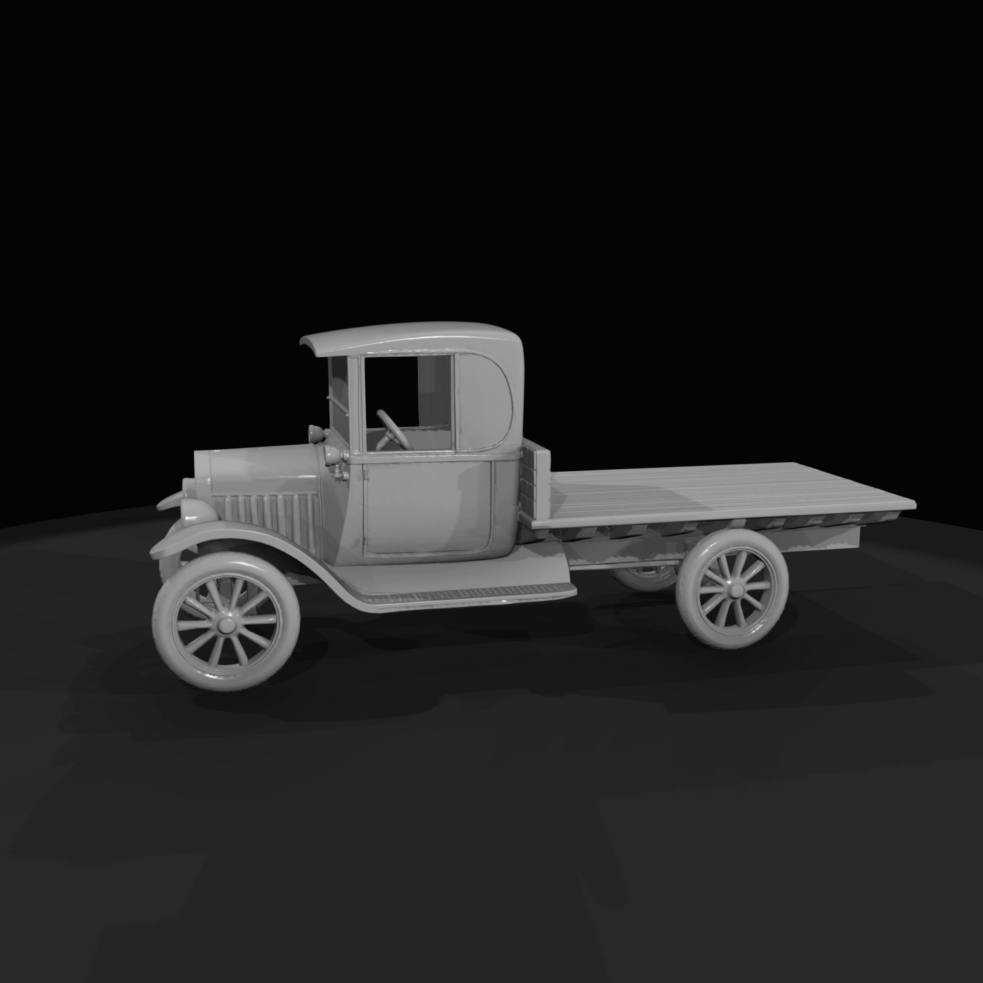 vintage flatbed truck