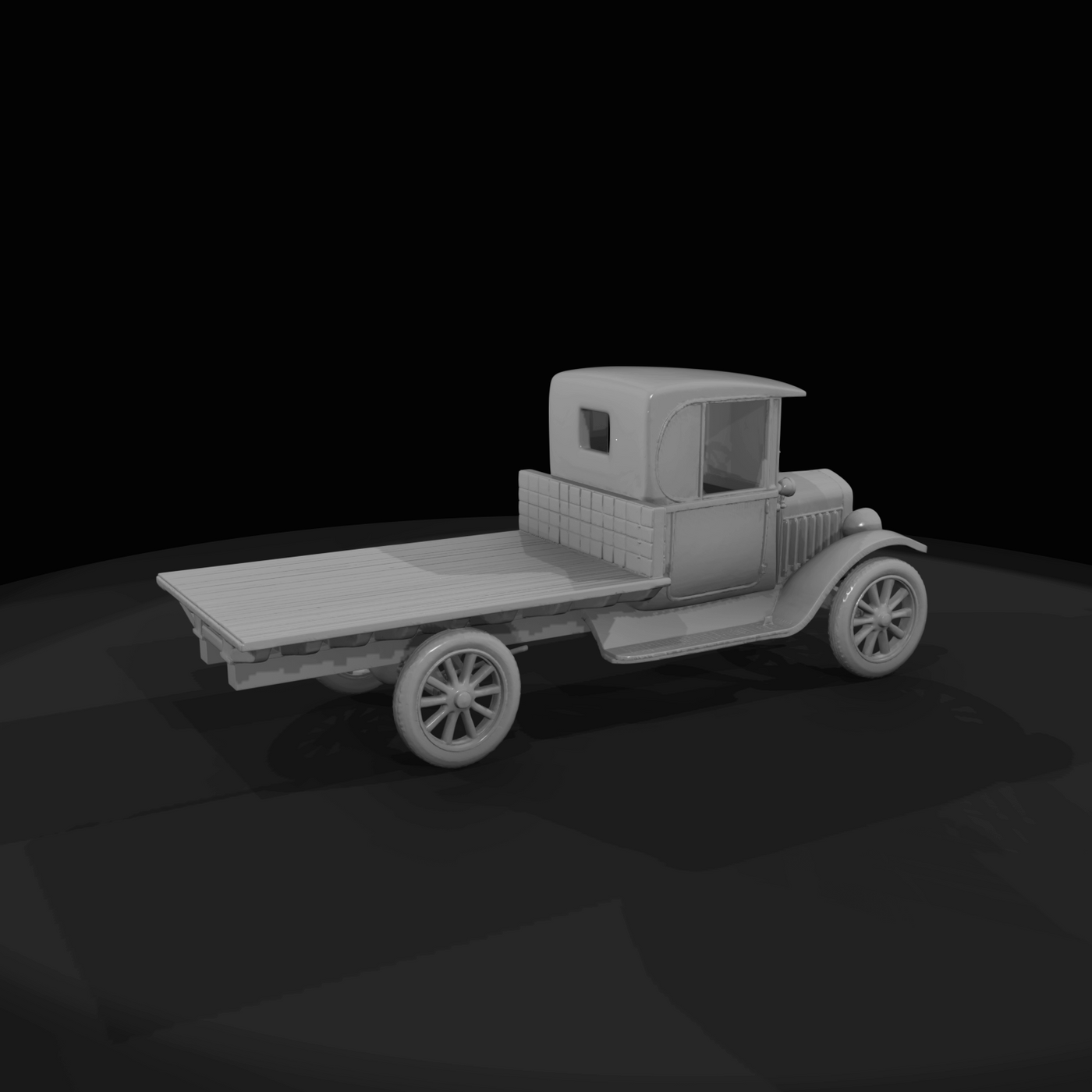 vintage flatbed truck