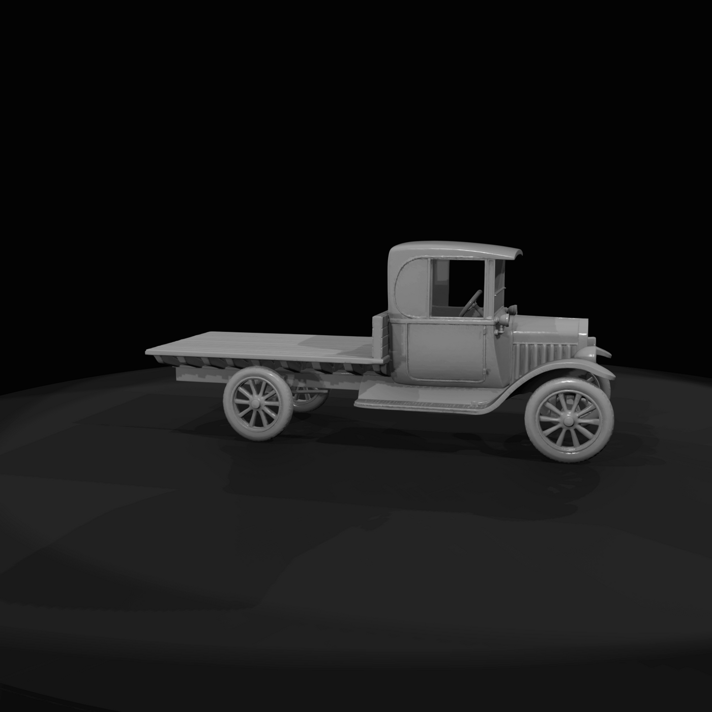 vintage flatbed truck