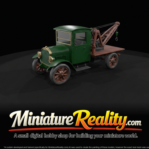 Early 20th Century Tow Crane Truck Scale (1920s)