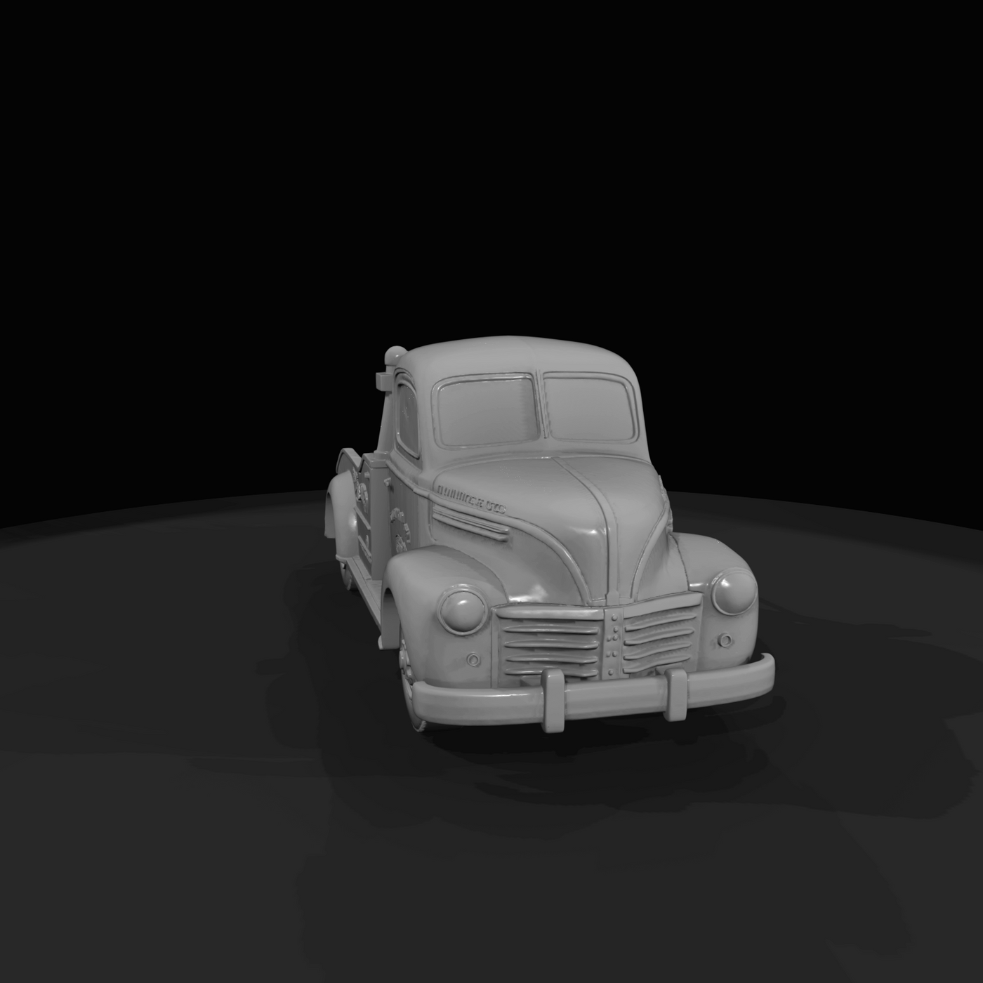 1930s vintage tow truck–service wrecker (1930s) — streamlined body, AAA service livery