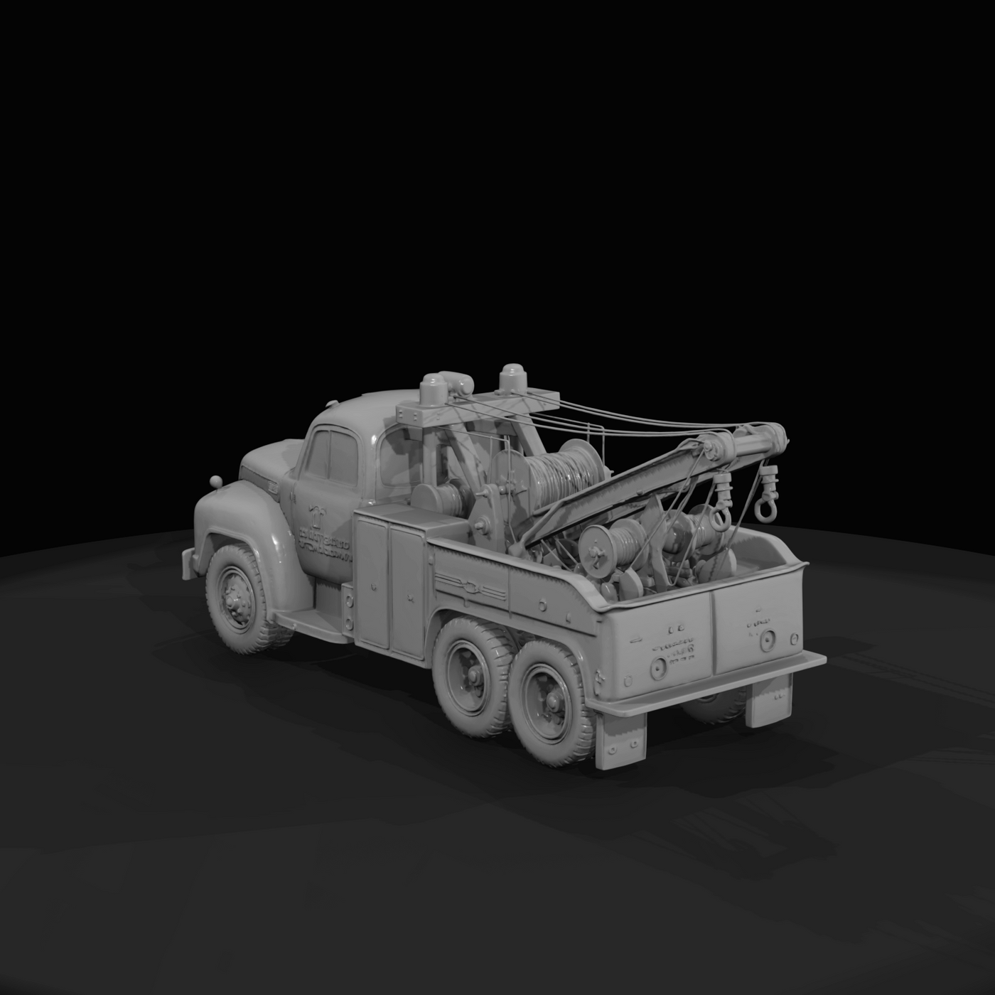 Heavy Duty Tow Truck Wrecker Rotator (1950s)