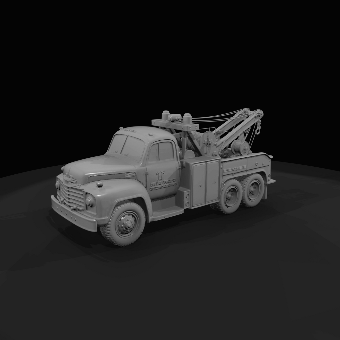 Heavy Duty Tow Truck Wrecker Rotator (1950s)
