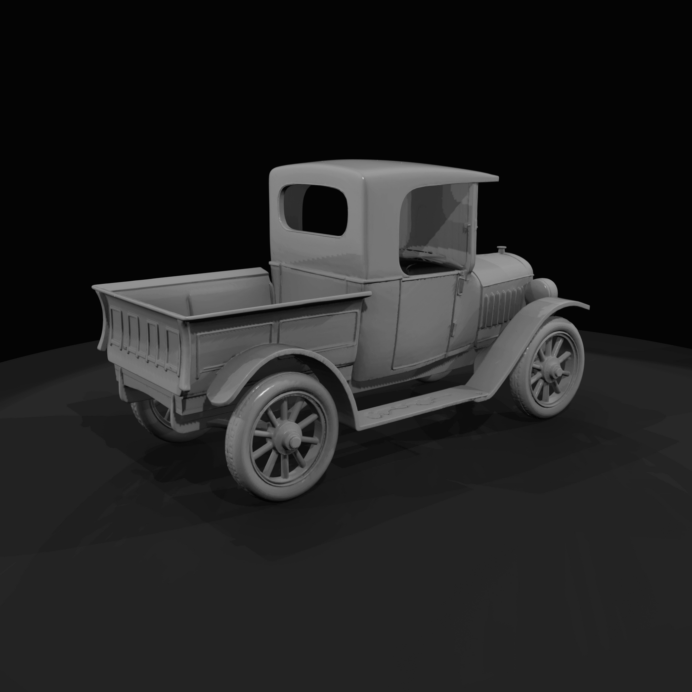 approx. Ford Model T / early 1920s pickup-type vehicle
