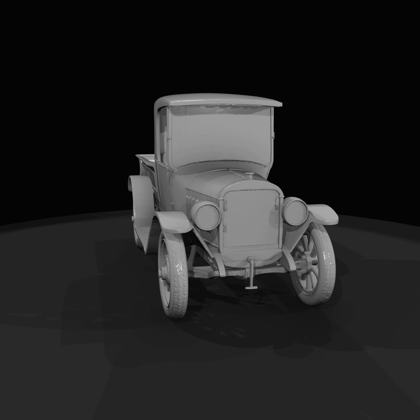 approx. Ford Model T / early 1920s pickup-type vehicle
