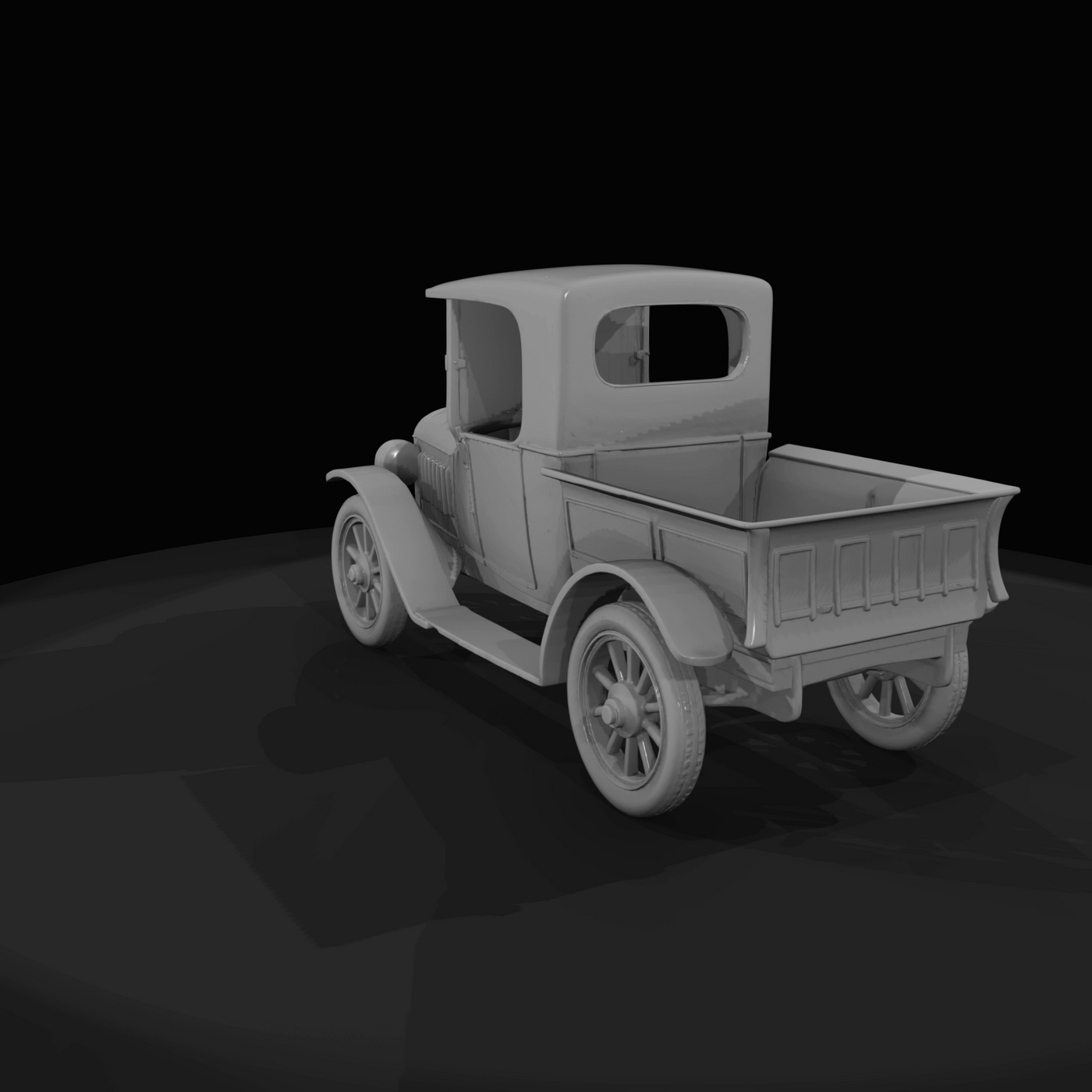 approx. Ford Model T / early 1920s pickup-type vehicle