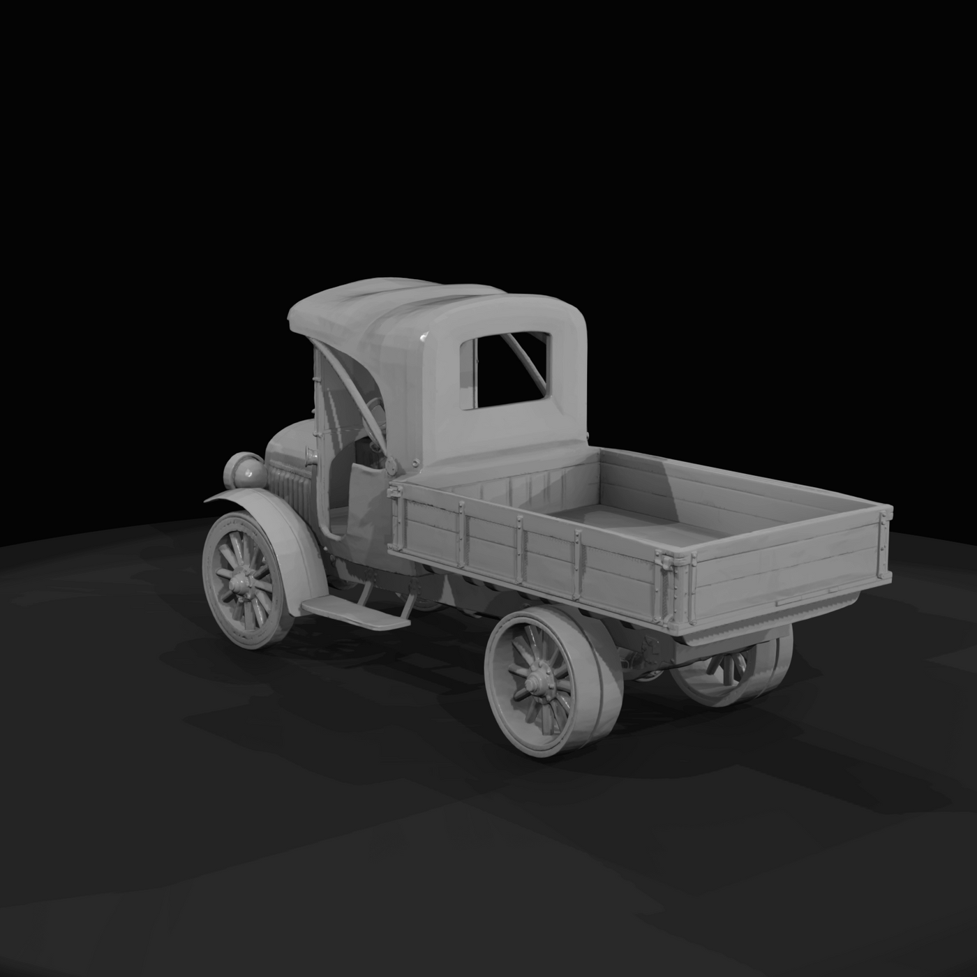 vintage flatbed truck