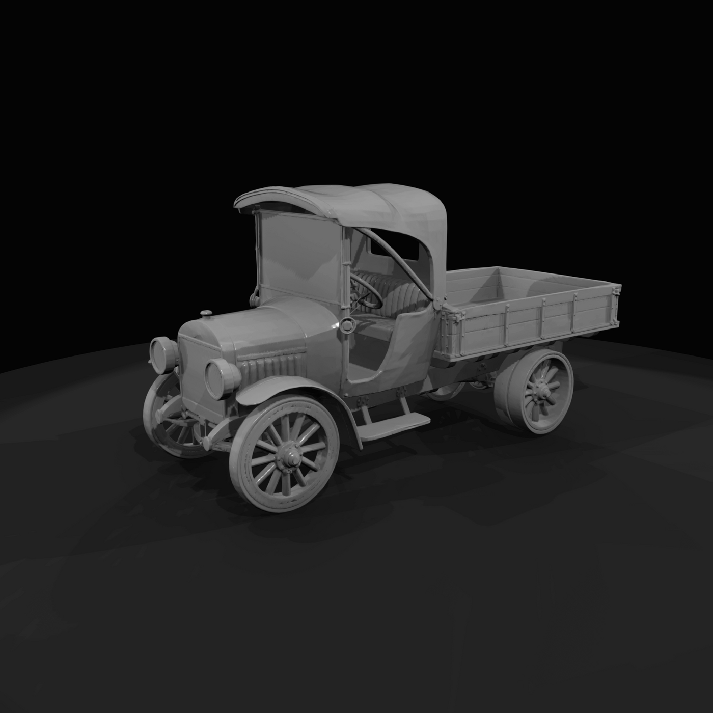 vintage flatbed truck