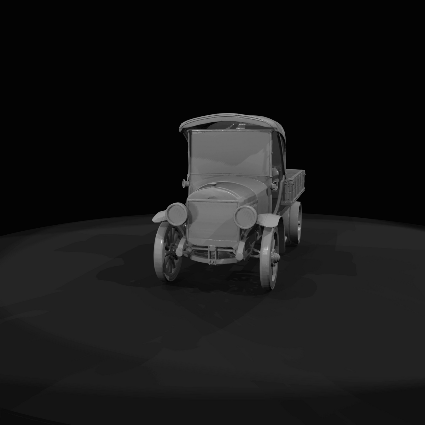 vintage flatbed truck