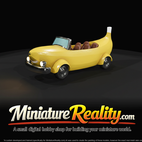 Banana Shaped Novelty Car (estimated)