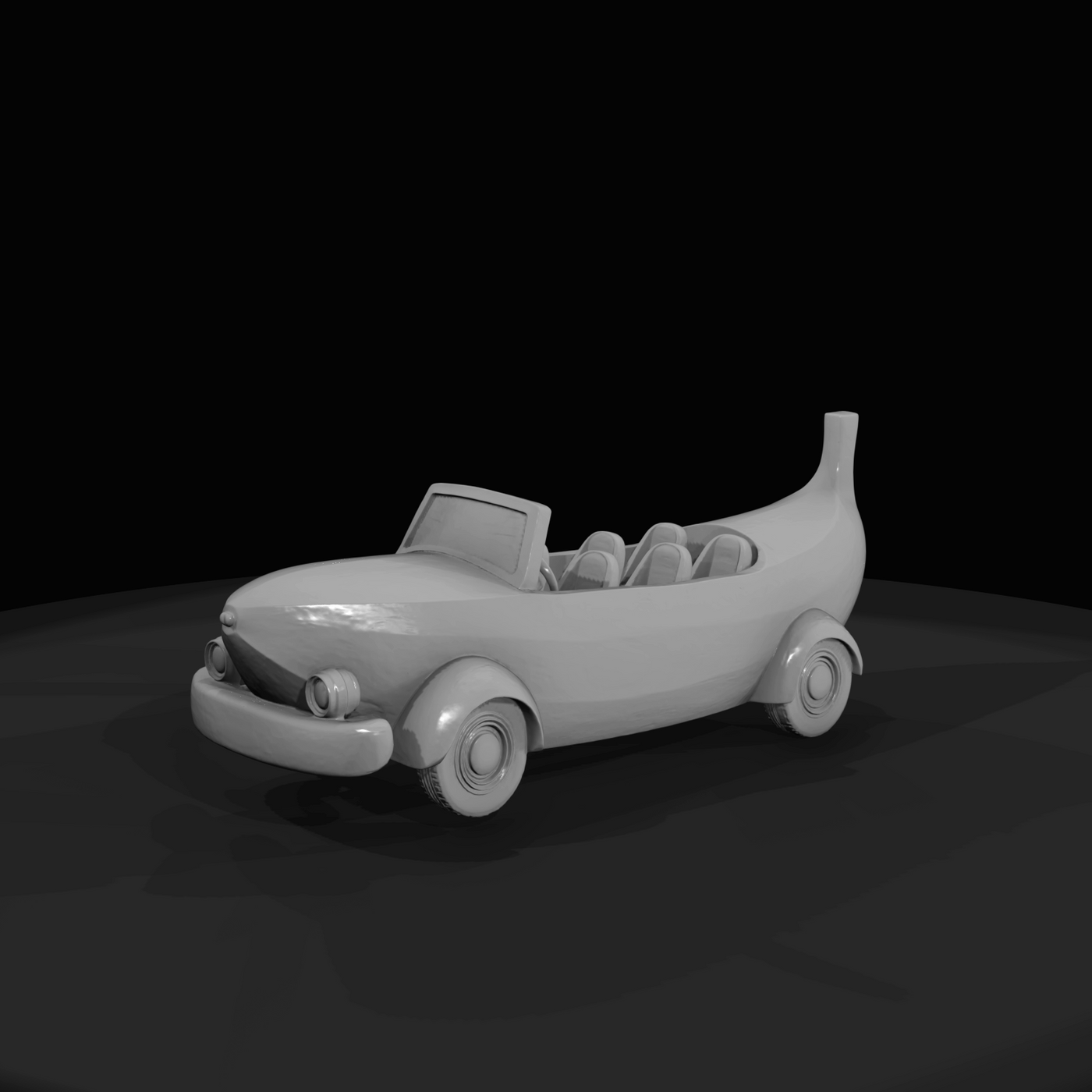 Banana Shaped Novelty Car (estimated)