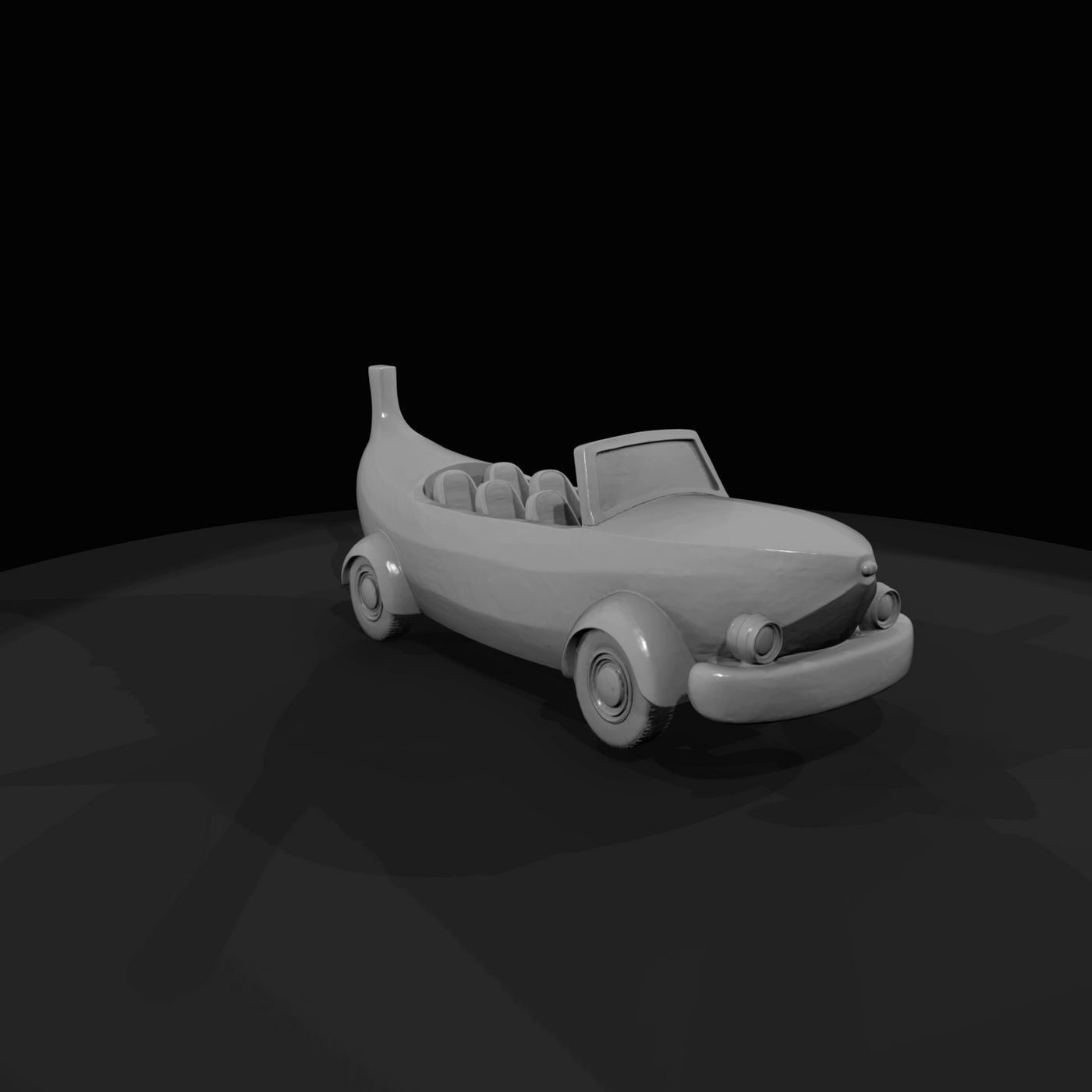 Banana Shaped Novelty Car (estimated)