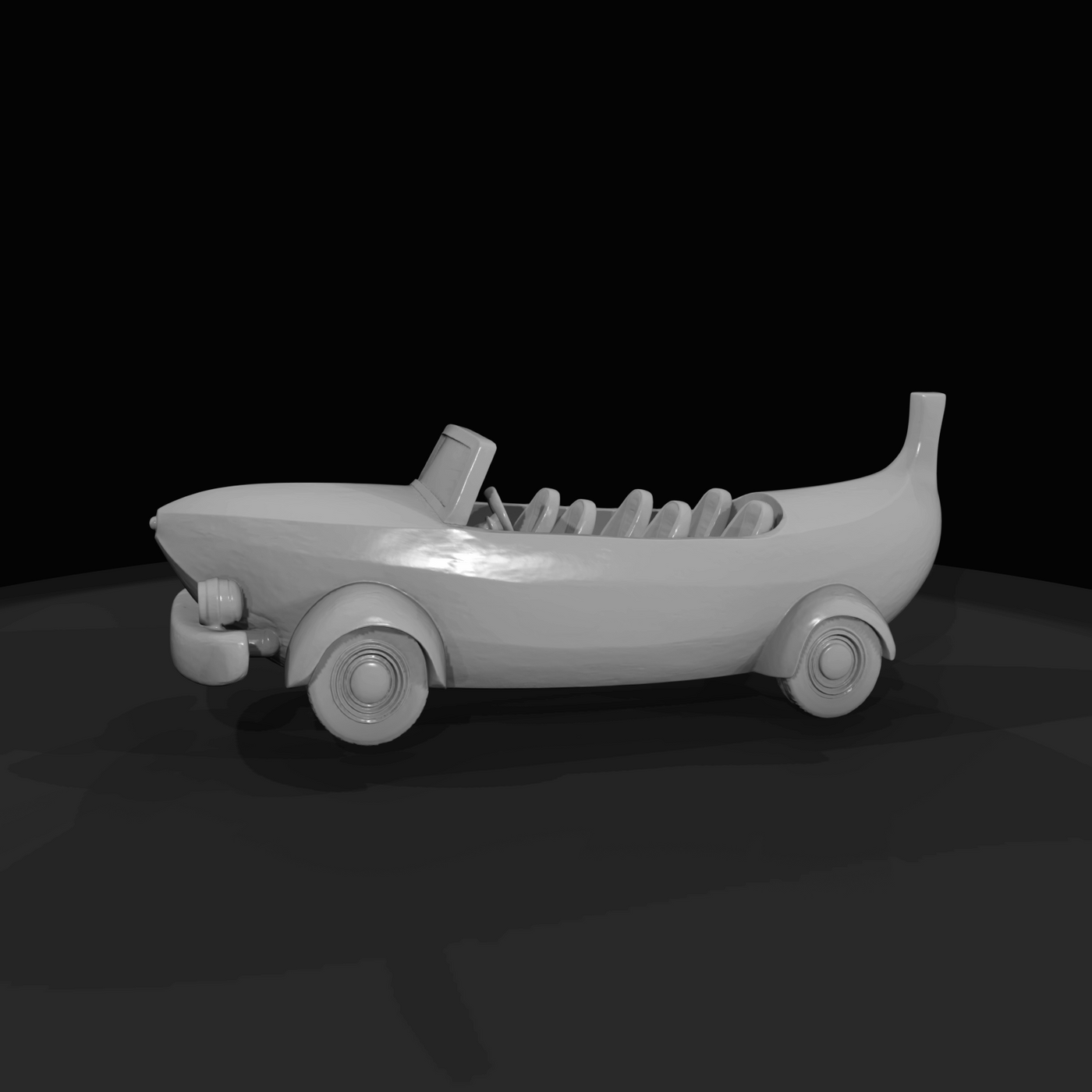 Banana Shaped Novelty Car (estimated)