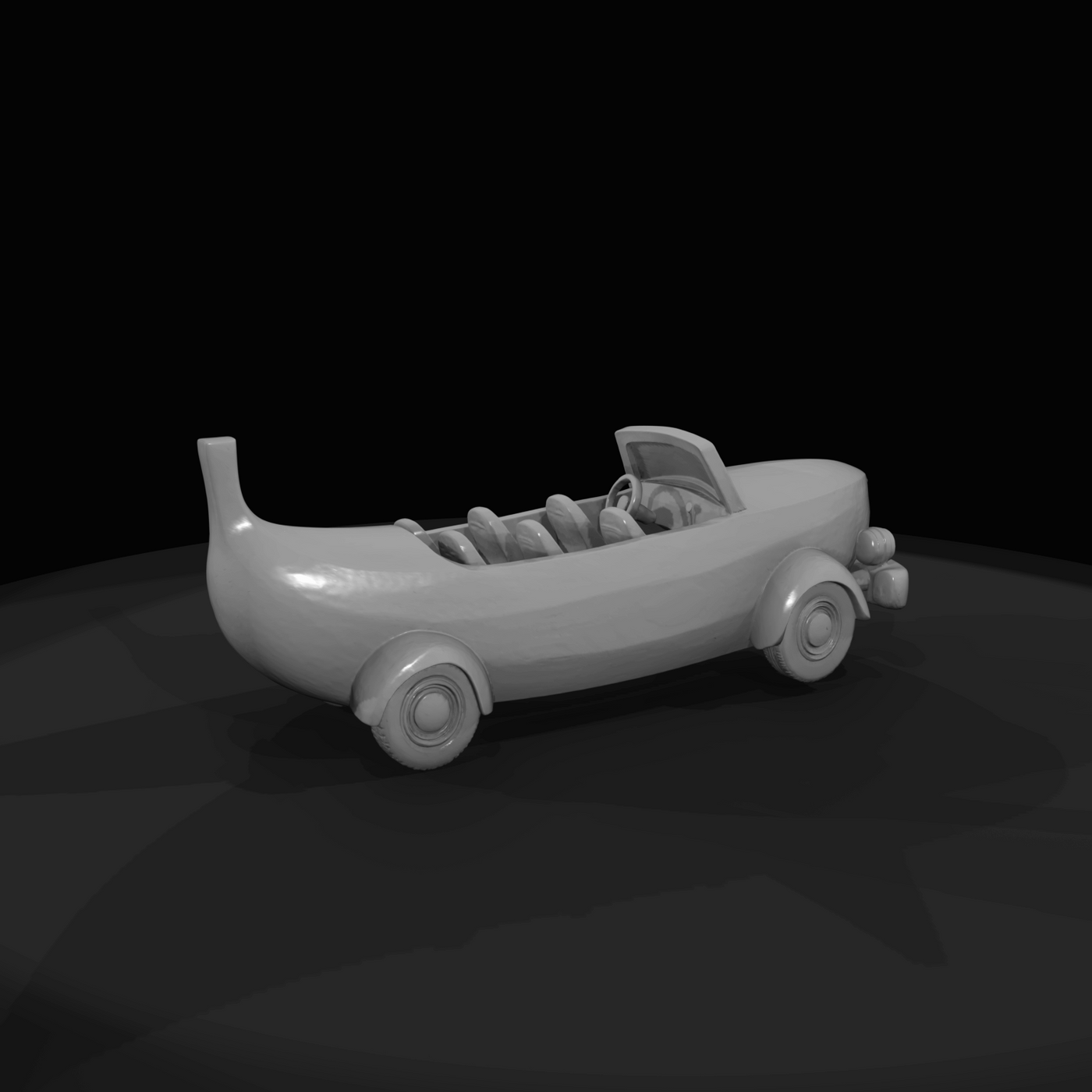 Banana Shaped Novelty Car (estimated)