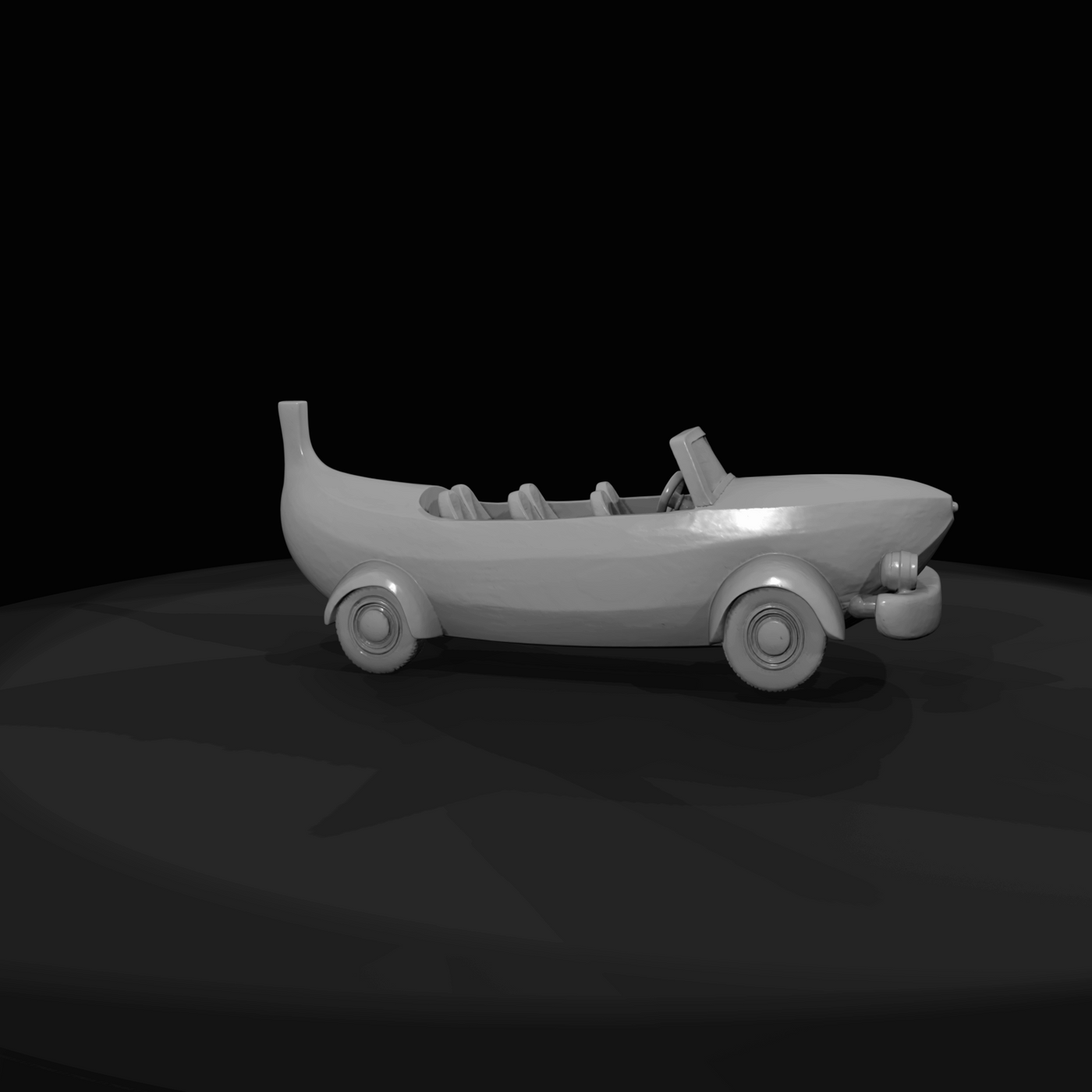 Banana Shaped Novelty Car (estimated)