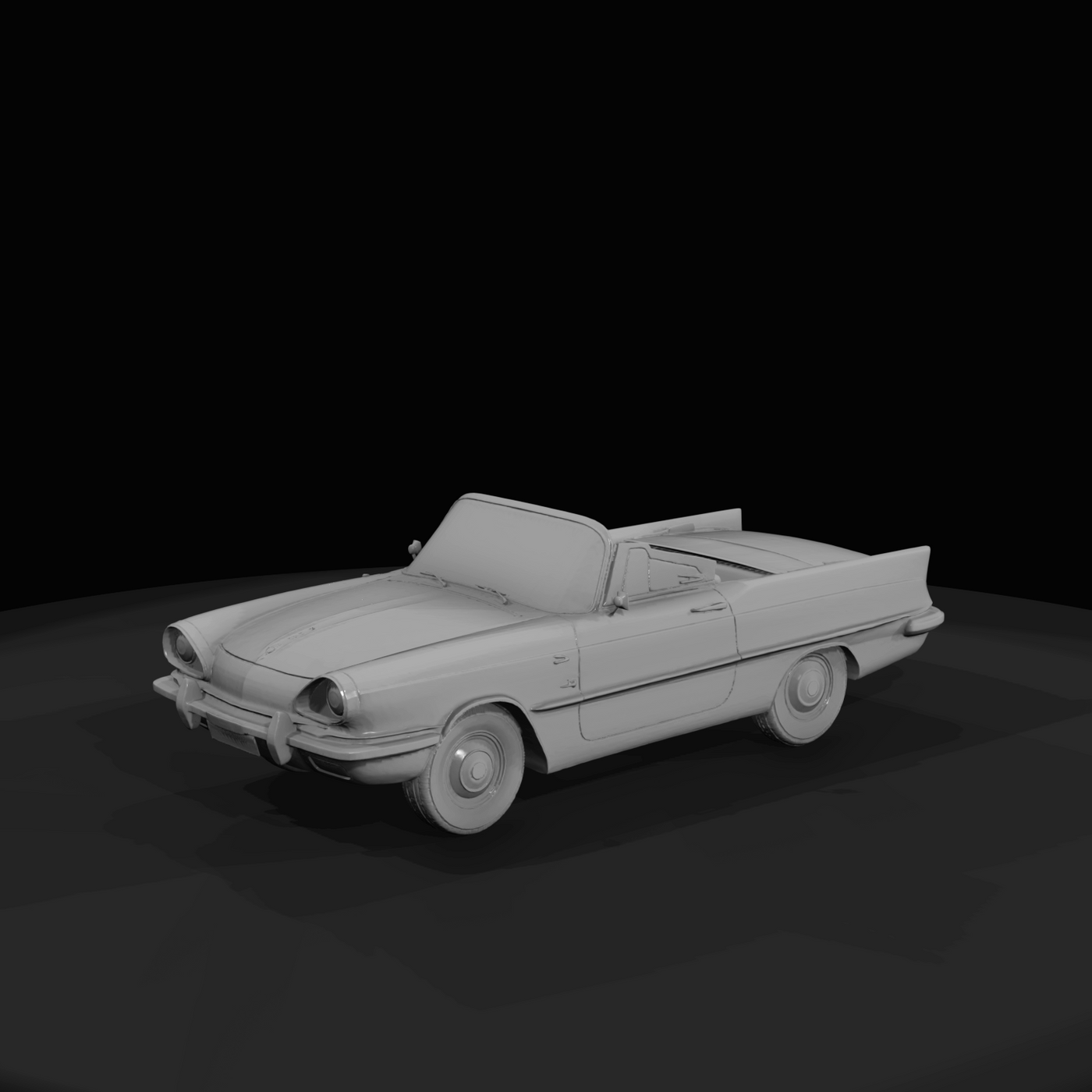 Amphicar 770 amphibious convertible automobile (1960s) — car–boat hybrid, retro 1960s