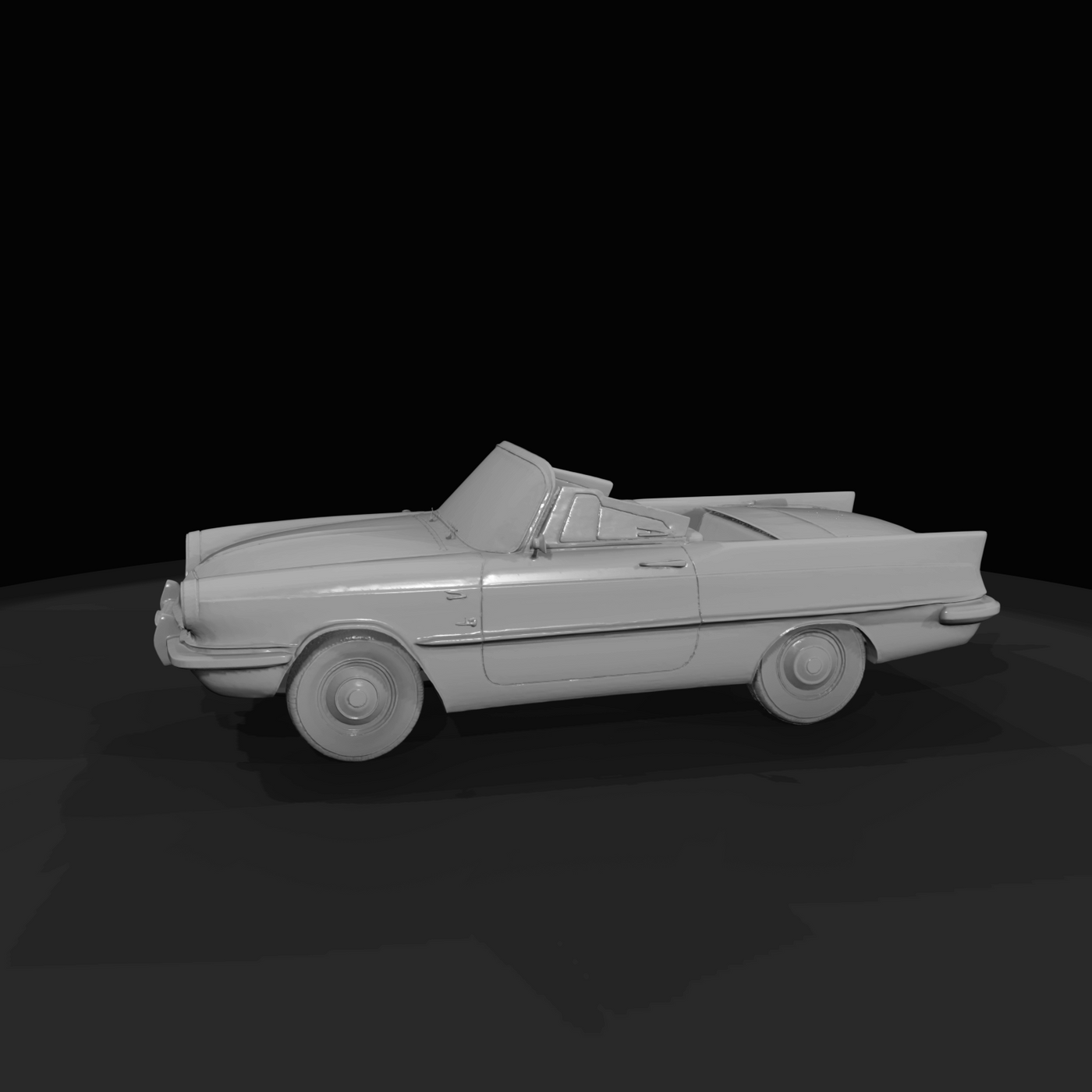 Amphicar 770 amphibious convertible automobile (1960s) — car–boat hybrid, retro 1960s