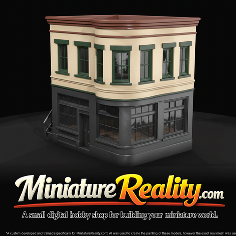 Small 2 story Corner Store