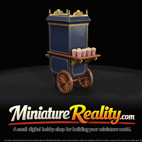 Vintage Popcorn Cart (1910s)