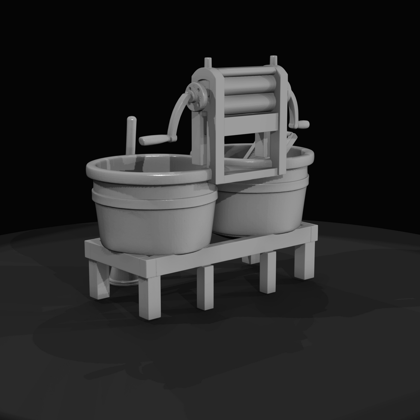 2 Tub Laundry Station