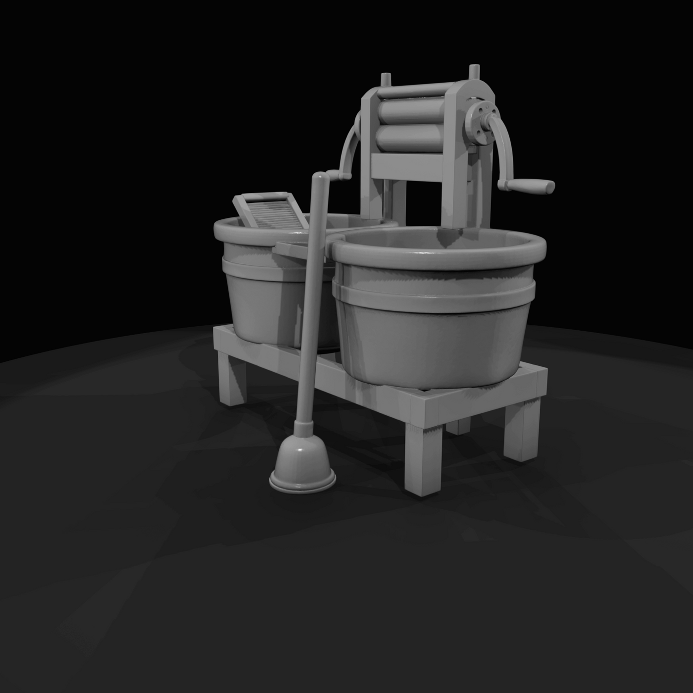 2 Tub Laundry Station