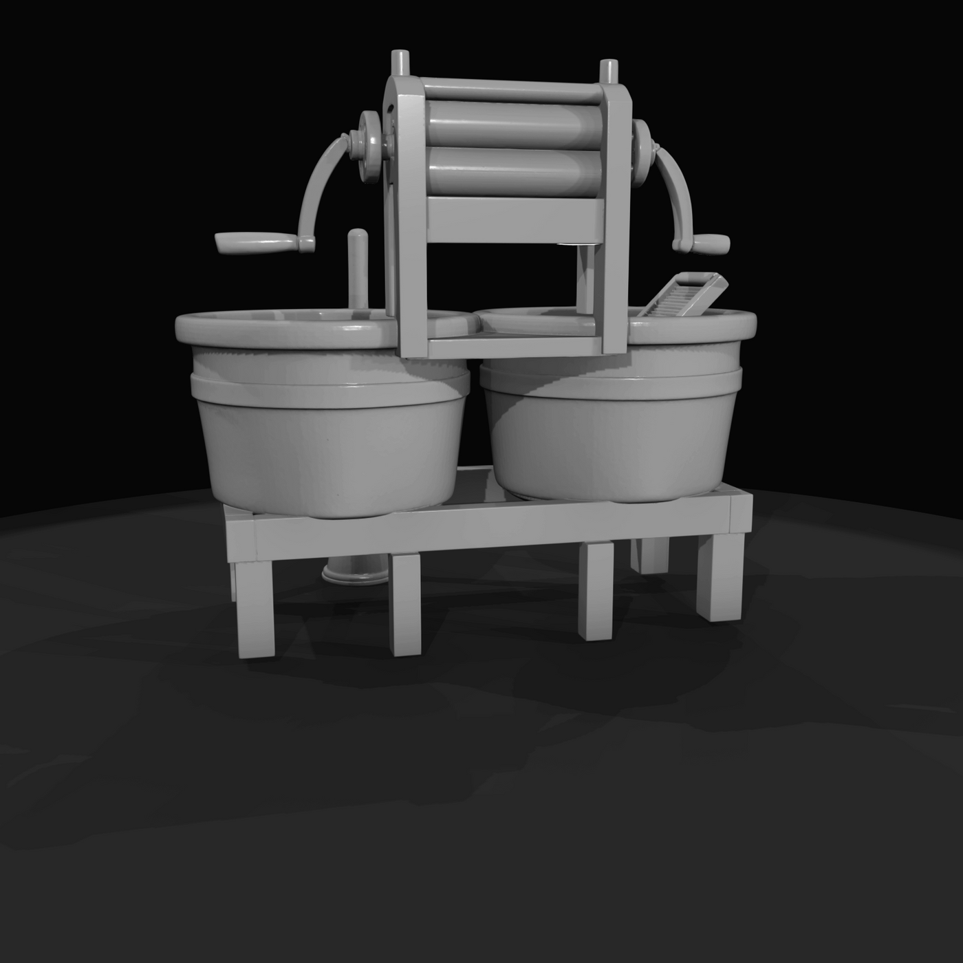 2 Tub Laundry Station