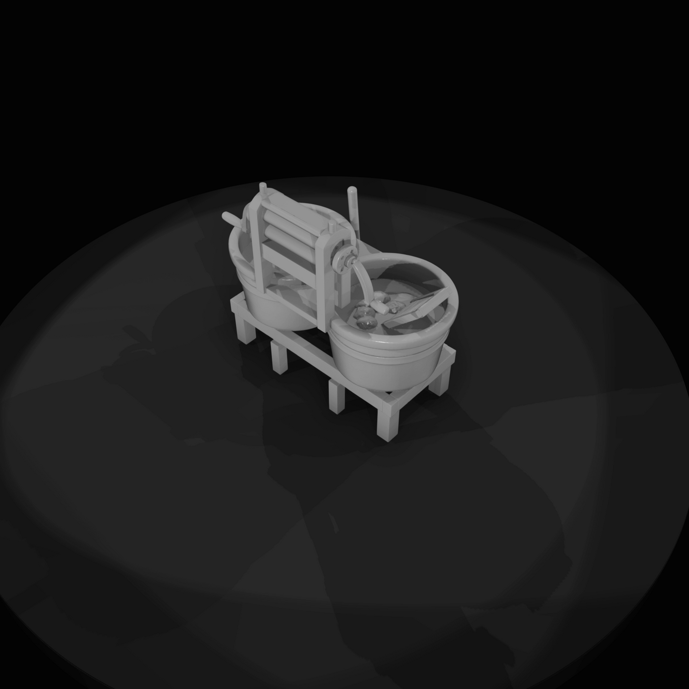 2 Tub Laundry Station