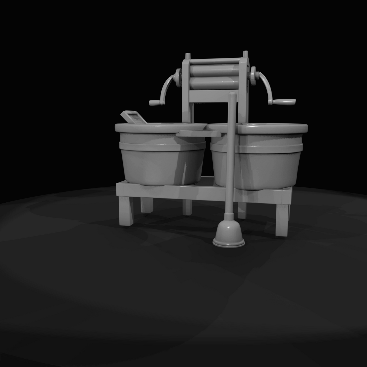 2 Tub Laundry Station