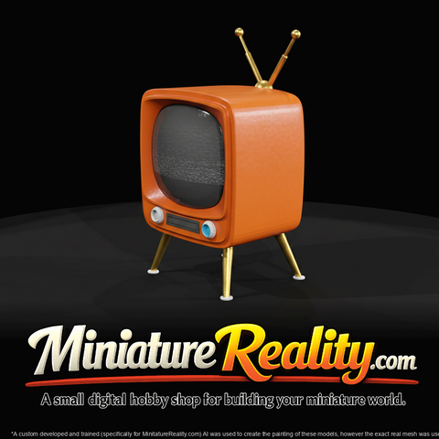 1970s Plastic TV with Antennas