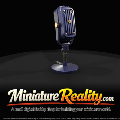 Vintage Broadcast Microphone (1950s)