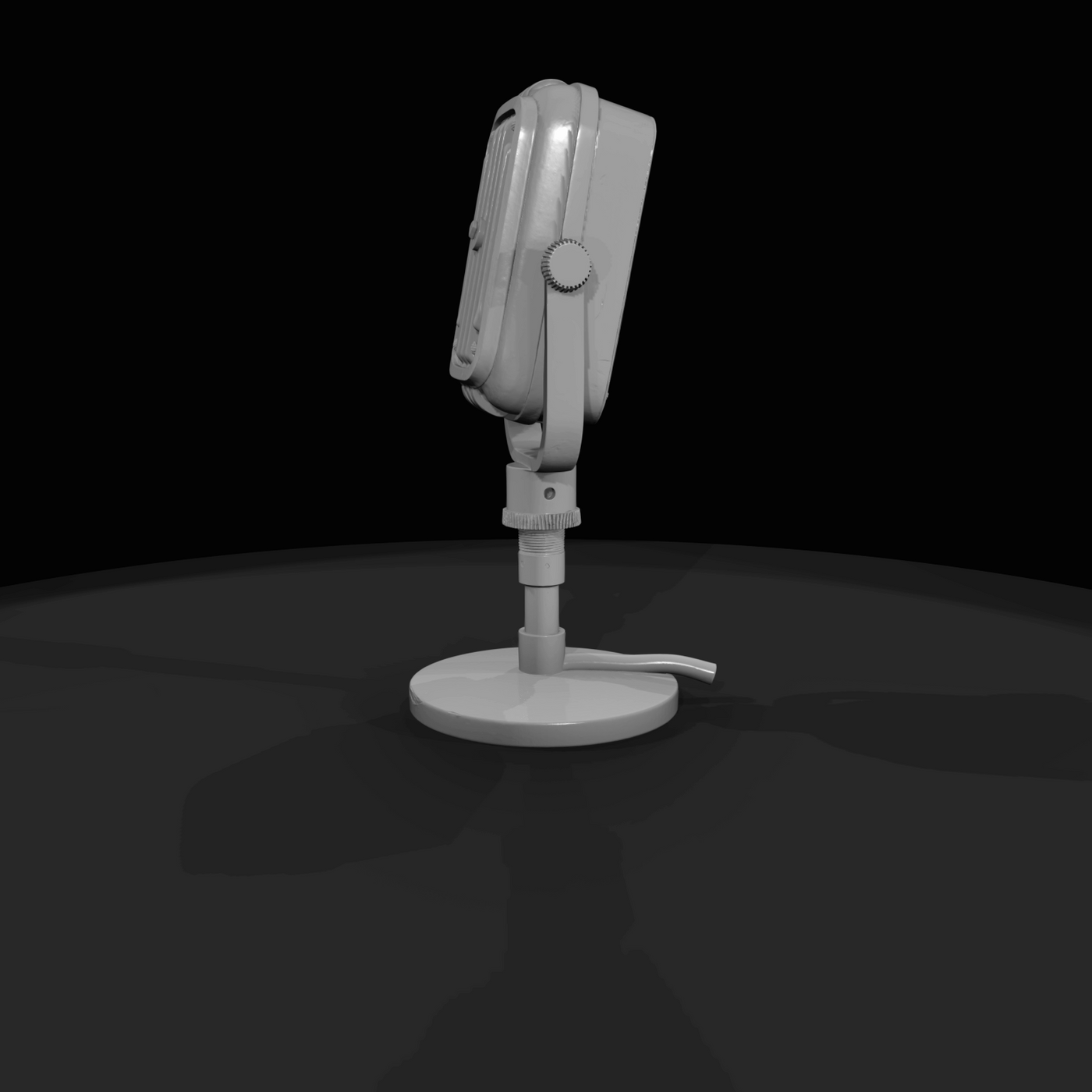 Vintage Broadcast Microphone (1950s)
