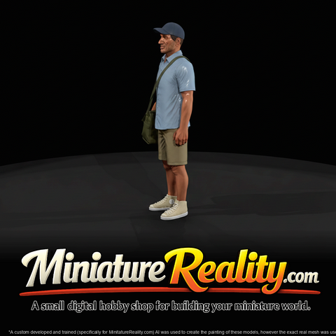 Mail Man in Shorts