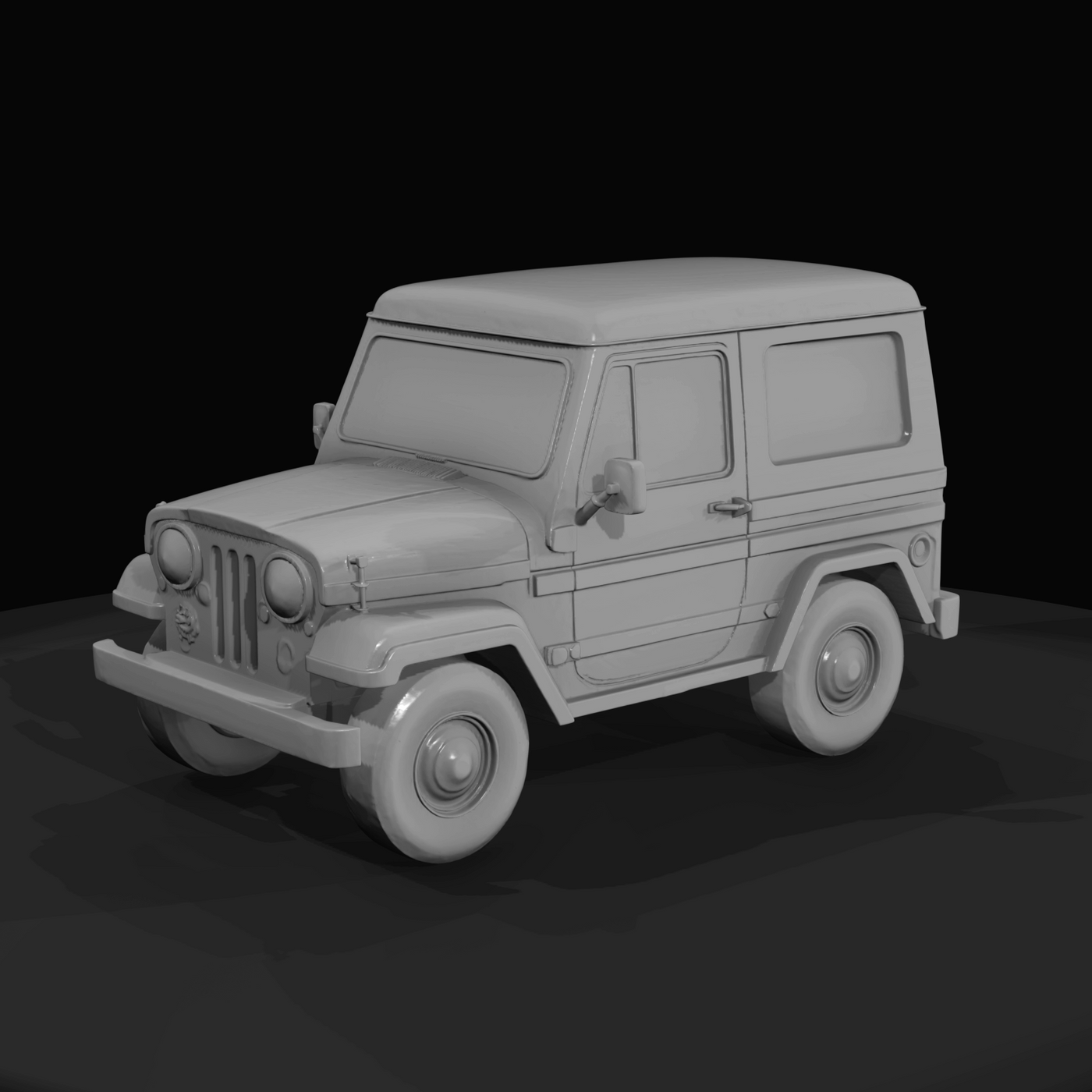 Jeep-like utility vehicle (small postal/utility model)
