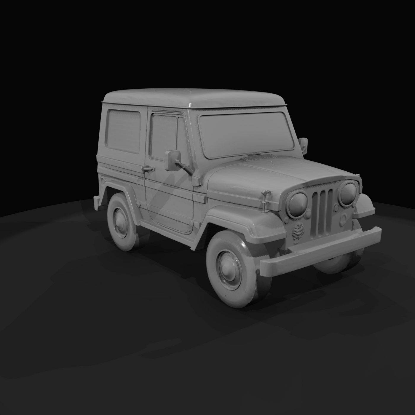Jeep-like utility vehicle (small postal/utility model)