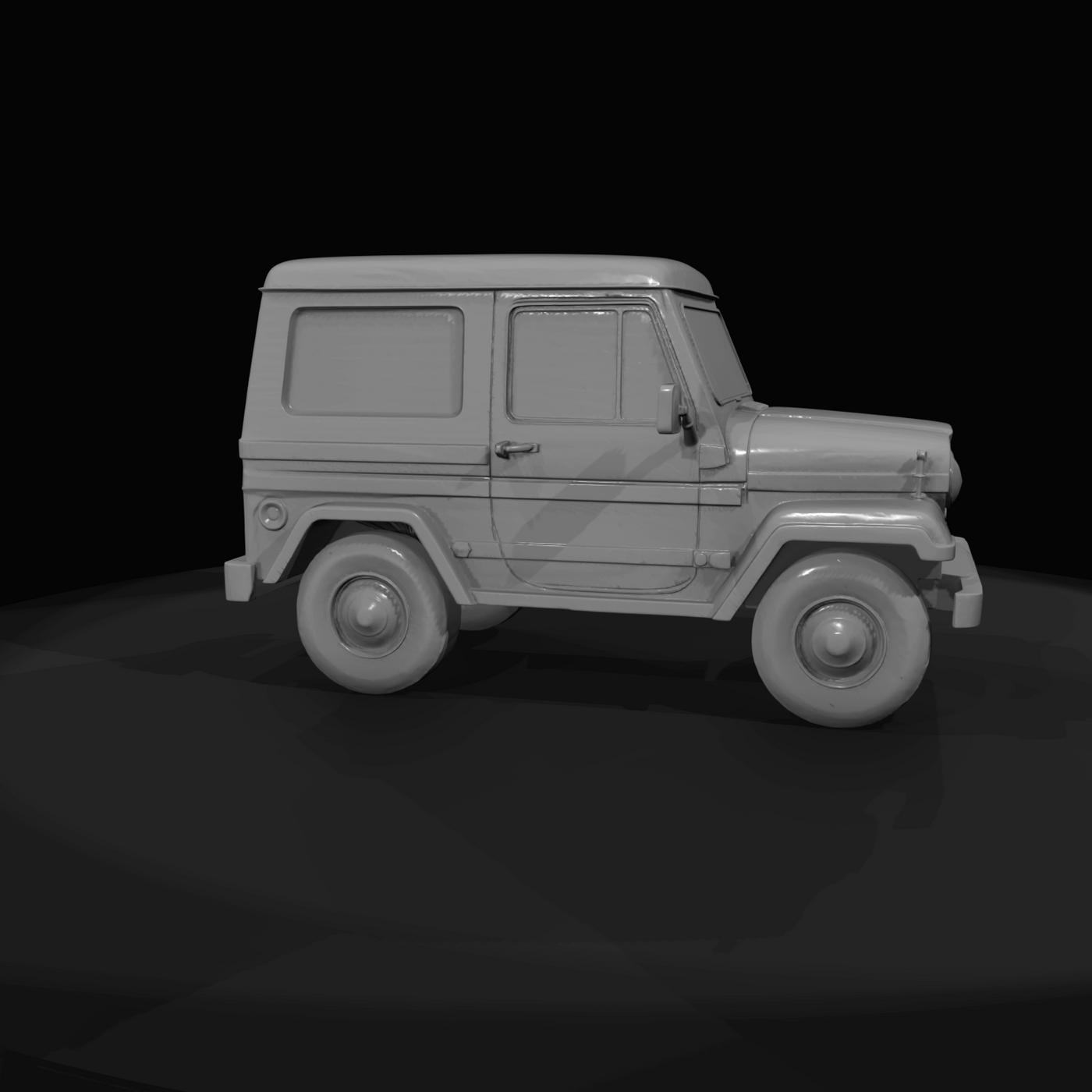 Jeep-like utility vehicle (small postal/utility model)
