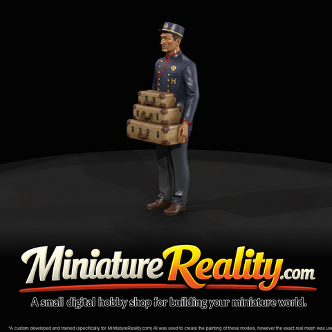 person in bellhop/porter uniform (1930s)