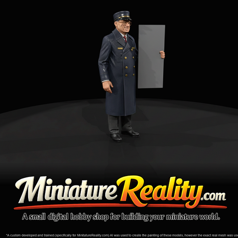 Uniformed Hotel Doorman Standing At Entrance (1950s-1960s)