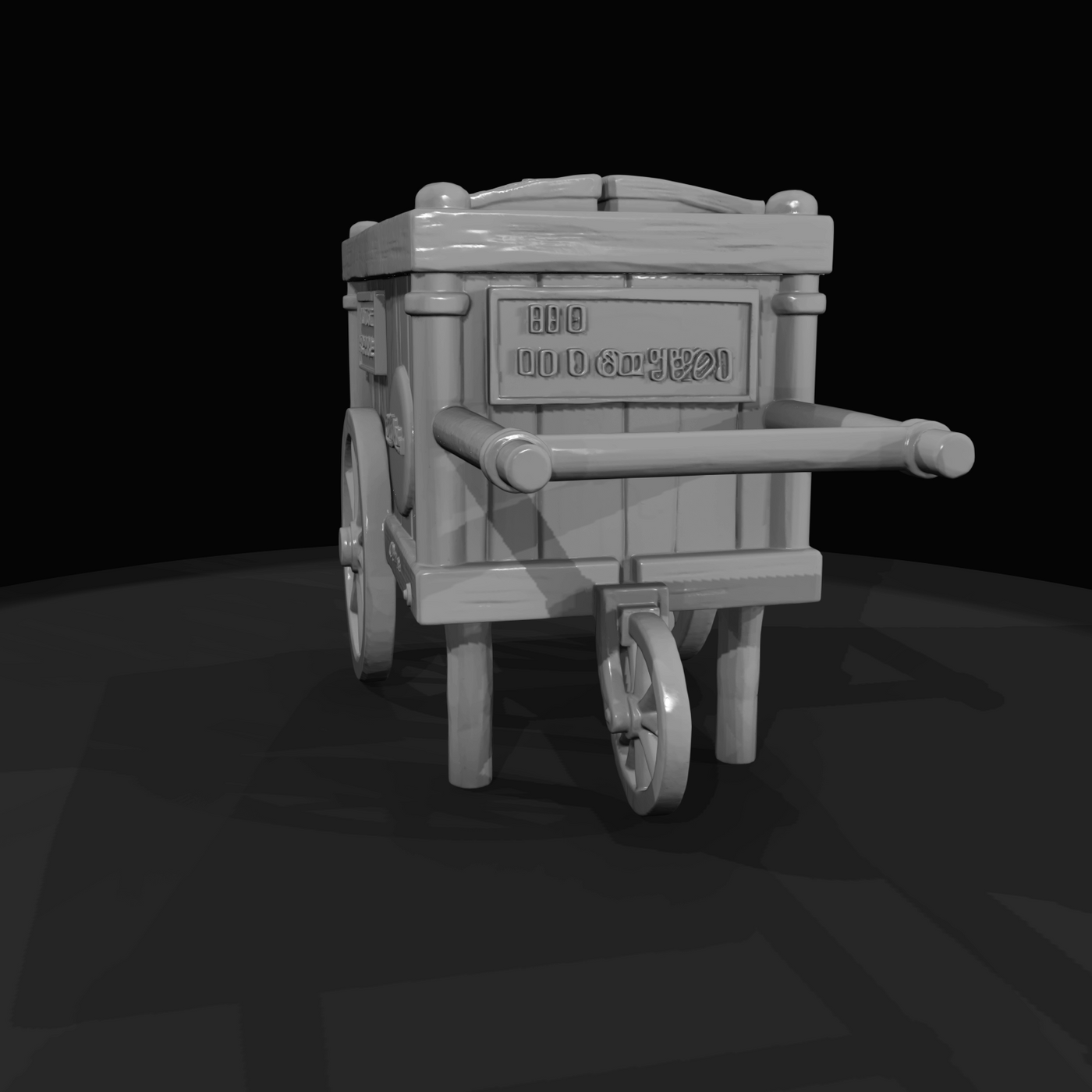 Small Frozen food vendor cart