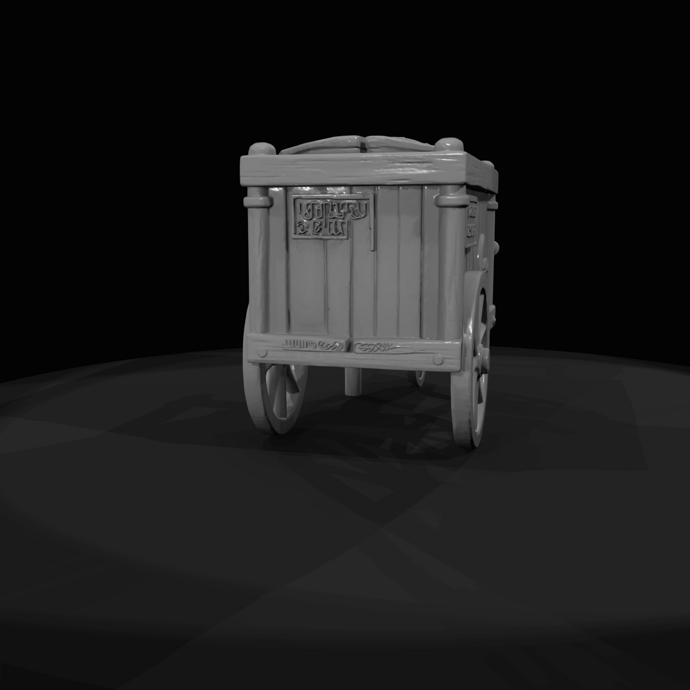 Small Frozen food vendor cart