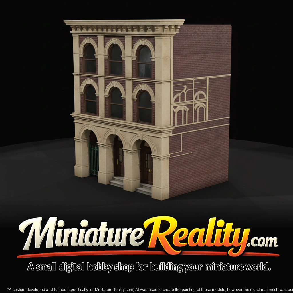 Three Story Brick Building