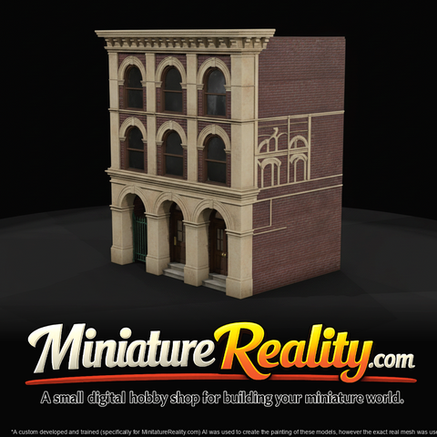 Three Story Brick Building