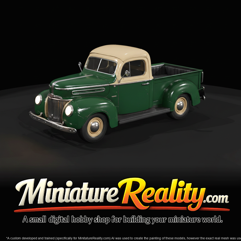 Classic Pickup Truck (late 1930s - early 1940s)