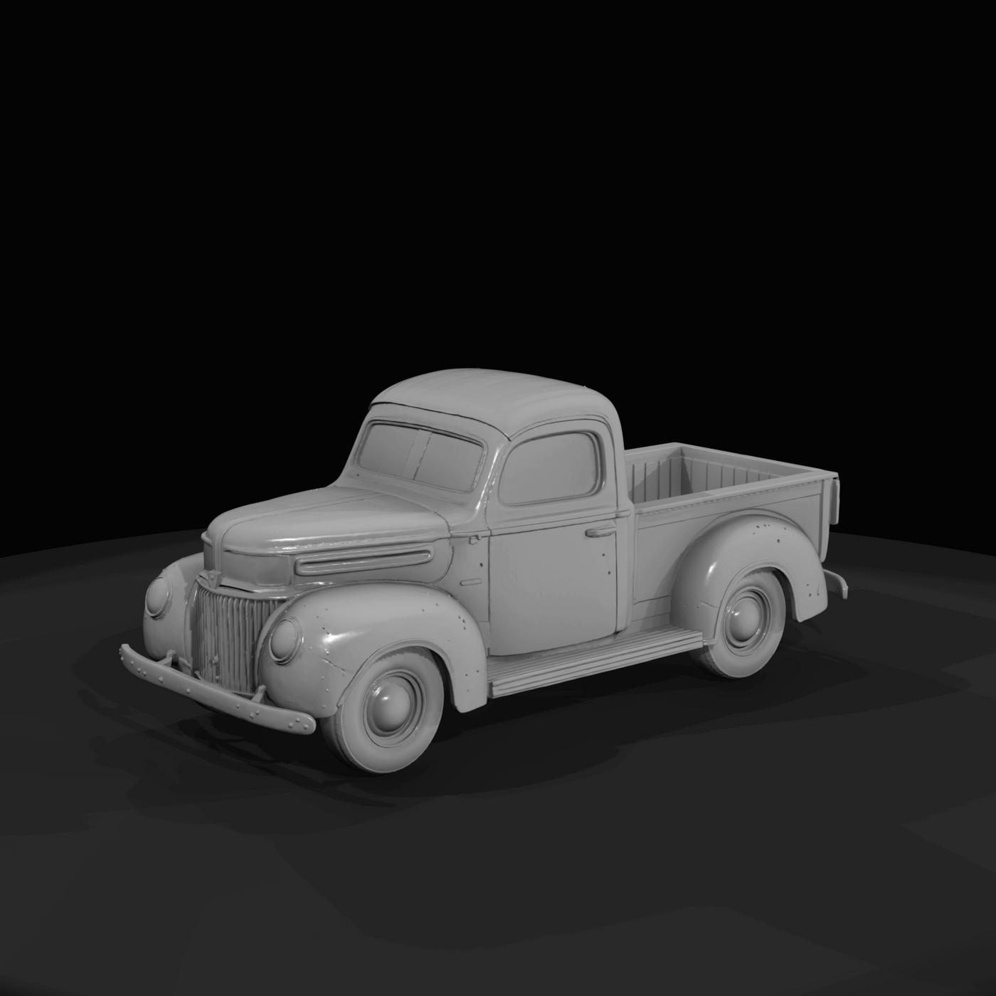 Classic Pickup Truck (late 1930s - early 1940s)