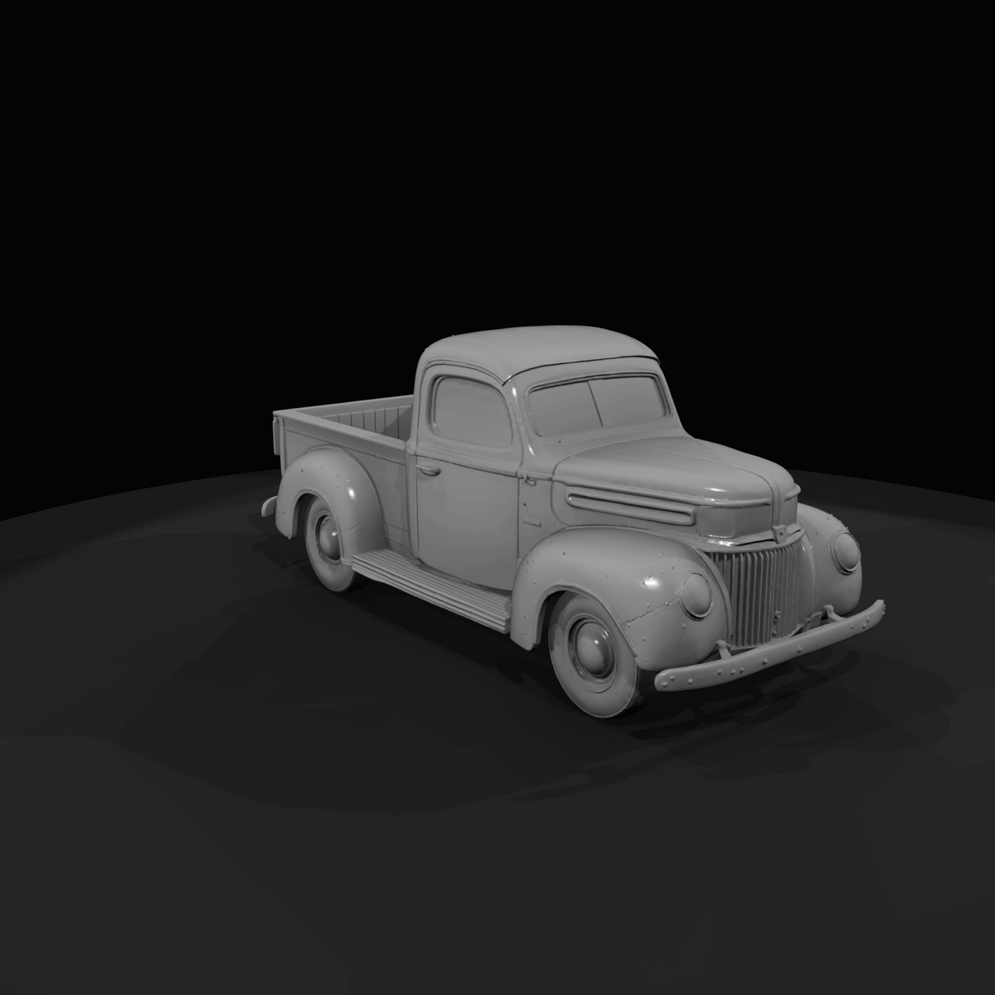 Classic Pickup Truck (late 1930s - early 1940s)