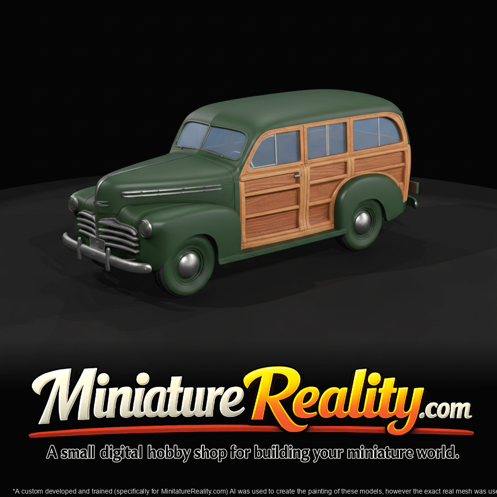 circa 1946-1948 Ford-style woodie station wagon (approximate model reference)