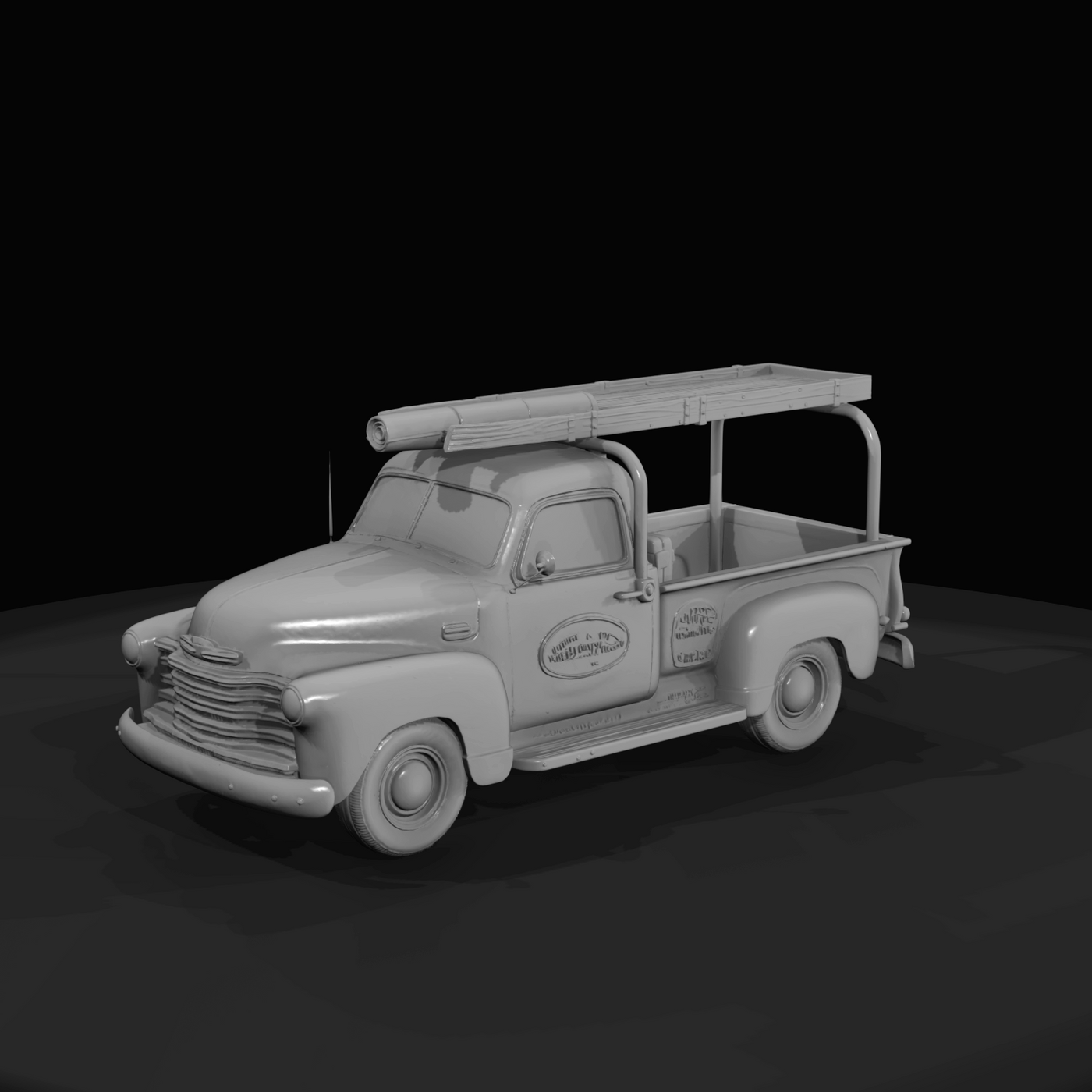 1950's Contractor Carpenter Truck
