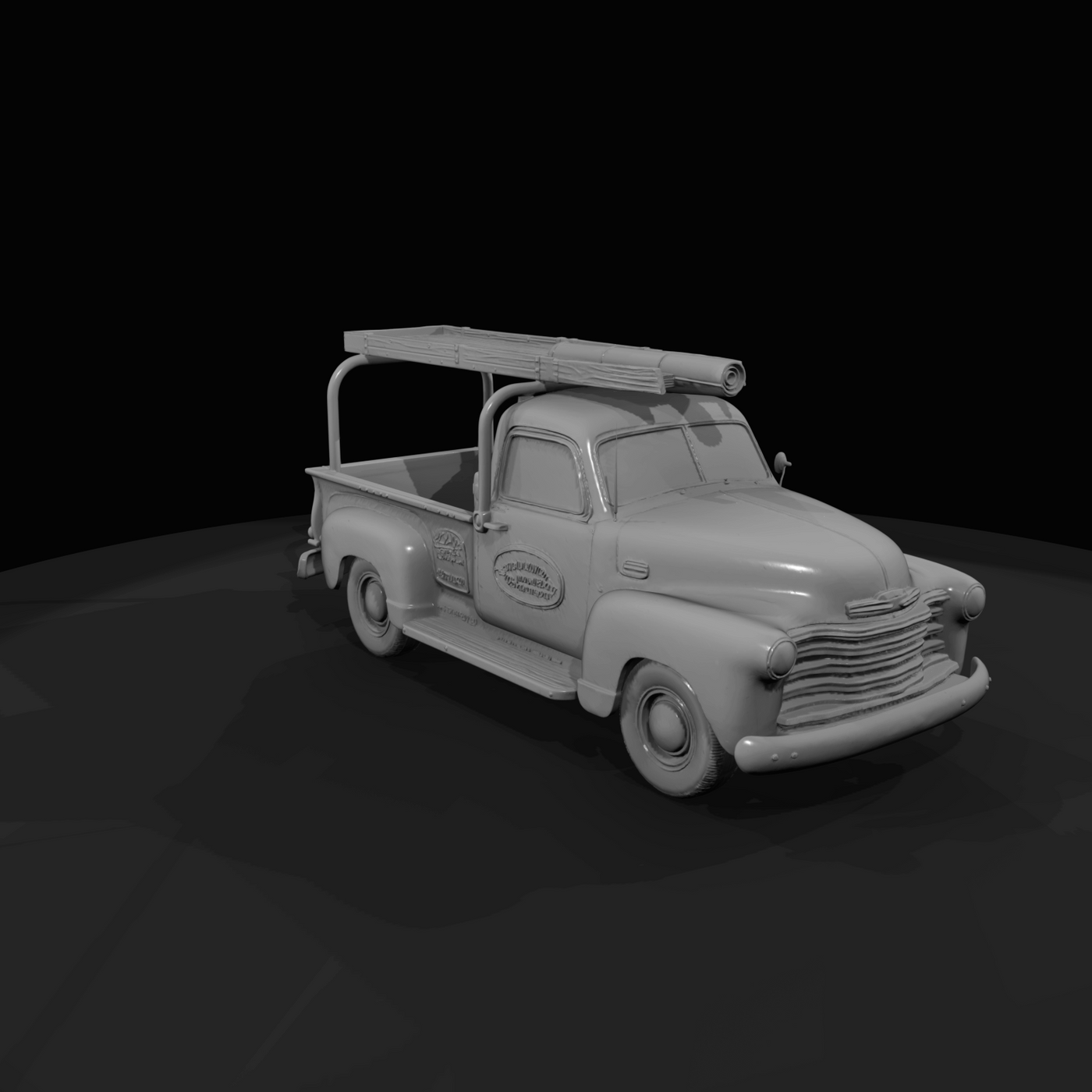 1950's Contractor Carpenter Truck