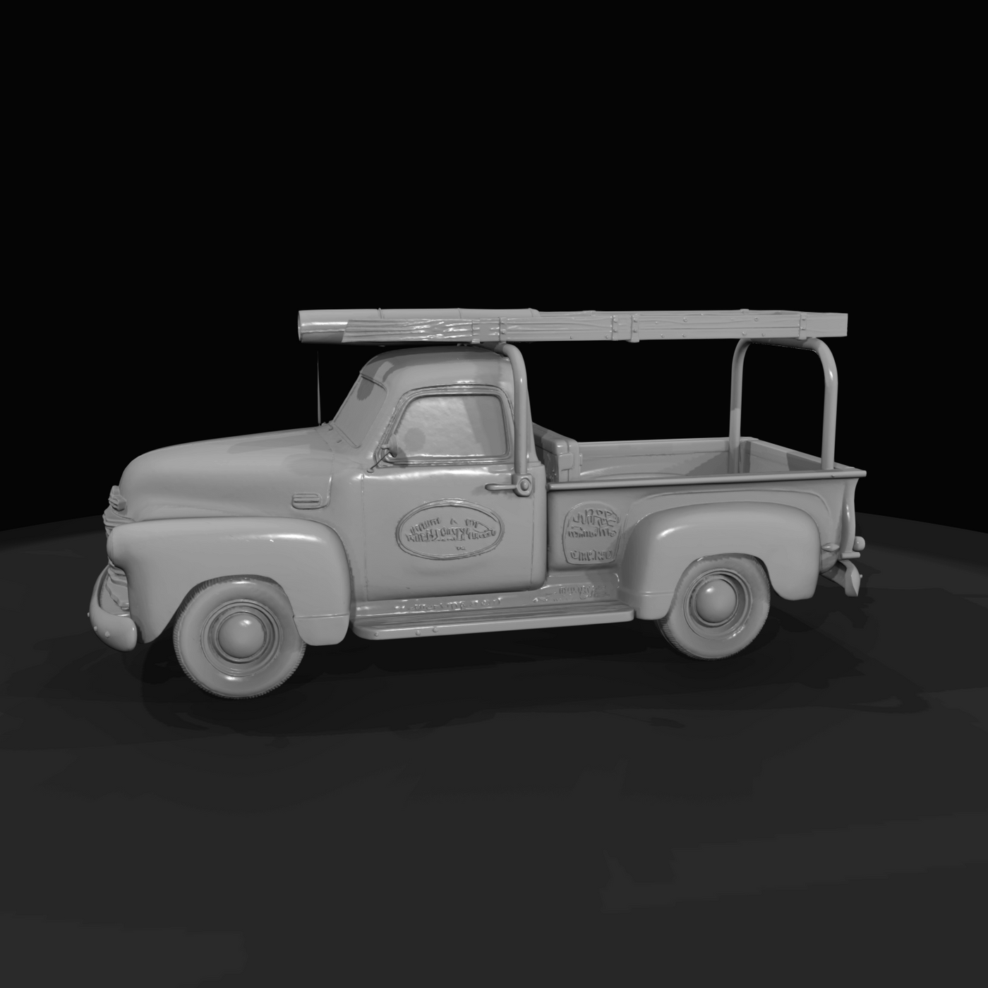 1950's Contractor Carpenter Truck